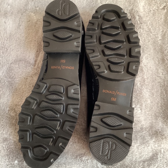 NWOT Donald Pliner black leather loafer size 6 - Picture 5 of 6